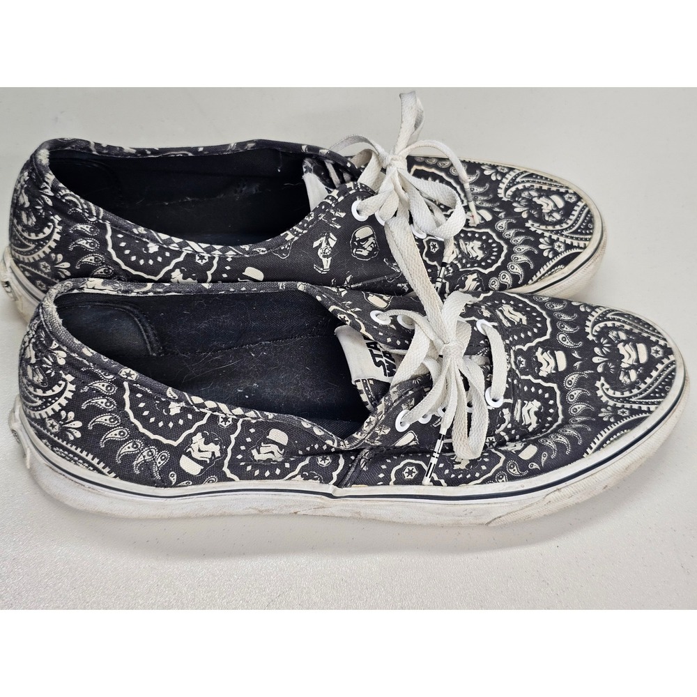 Vans Star Wars Era Stormtrooper Paisley Bandana Black White Mens 13 Sneakers